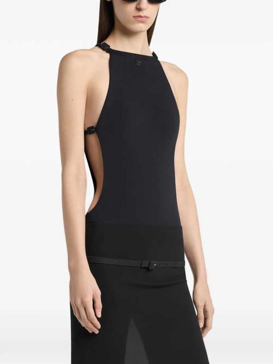 26SS 쿠레쥬 원피스 수영복 226JMB057PA0043 BLACK 9999 - COURREGES