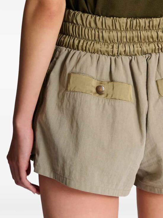 26SS 발망 숏팬츠 GF0PA405MI36 7GS VERT PALE - BALMAIN