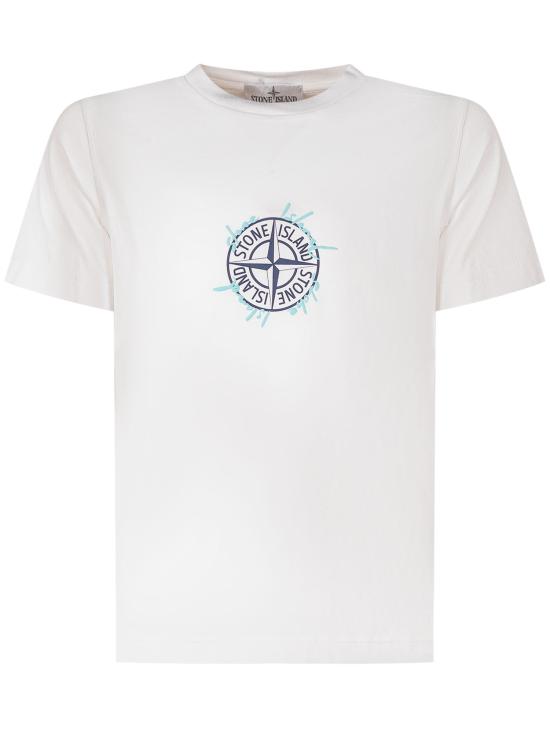 26SS [키즈] 스톤 아일랜드 티셔츠 L1S162100009S0379 V0001 WHITE