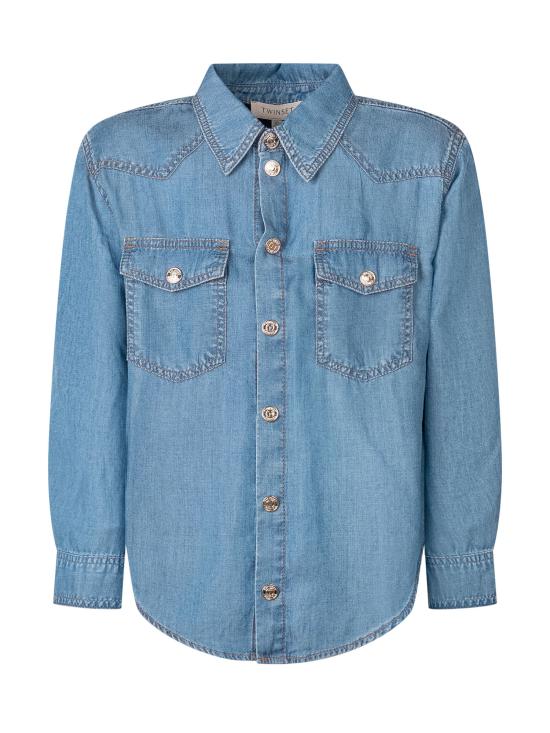 26SS [키즈] 트윈셋 셔츠 261GJ2075S08386 13235 CHAMBRAY MID BLUE