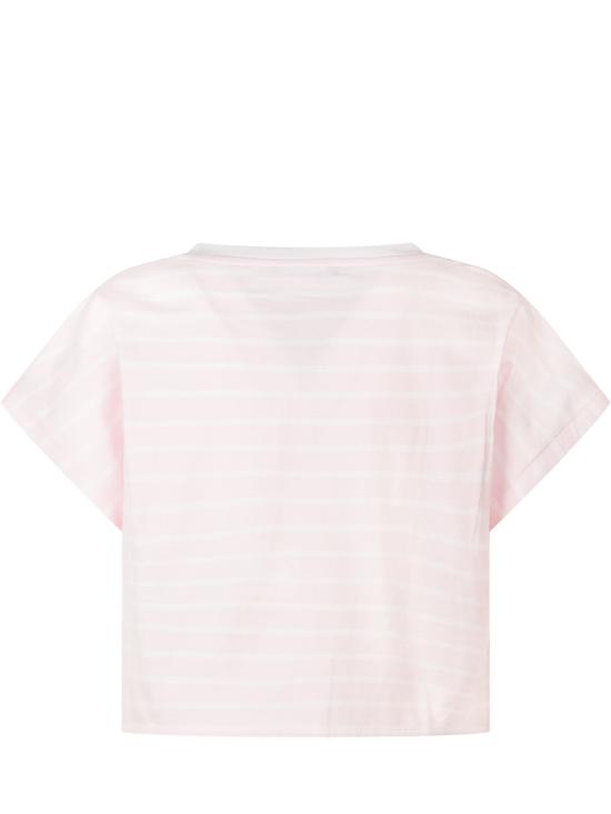 26SS [키즈] 발망 티셔츠 BY8B61Z3657 51EBC ROSA CHIARO BIANCO - BALMAIN