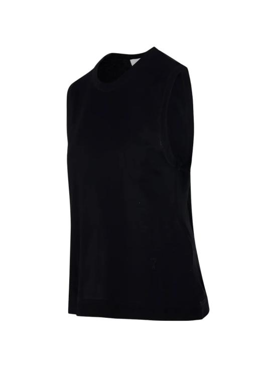 26SS 아미 민소매 티셔츠 FTP818 JE0211001 Black - AMI