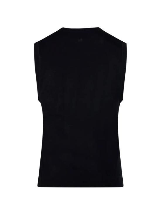 26SS 아미 민소매 티셔츠 FTP818 JE0211001 Black - AMI