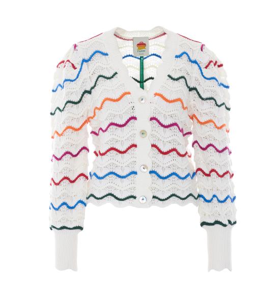 26SS 팜 리오 가디건 348655 L0025 White