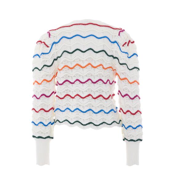 26SS 팜 리오 가디건 348655 L0025 White - FARM RIO