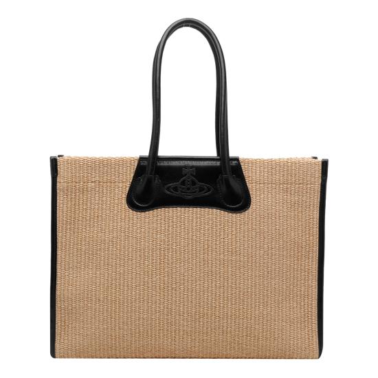 26SS 비비안웨스트우드 토트백 4D01000LU W01D0B402 Beige