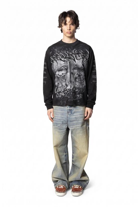 26SS 헬스타 의류 HSSS26LS01 BLK - HELLSTAR