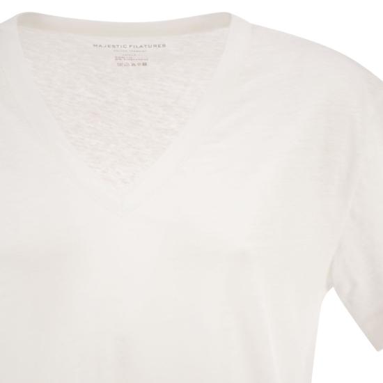 26SS 마제스틱필라쳐 폴로 티셔츠 E26M011 WHITE - MAJESTIC FILATURES