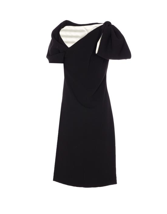 25FW 막스마라 미디 원피스 2521226057600 BALDI 004 Black - MAX MARA