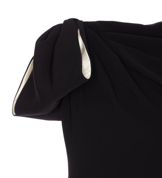 25FW 막스마라 미디 원피스 2521226057600 BALDI 004 Black - MAX MARA