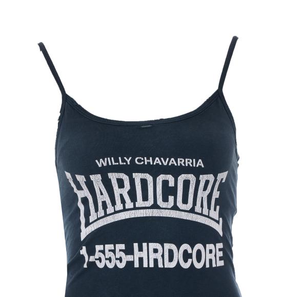 26SS 윌리 차바리아 민소매 티셔츠 WCJSY0190 001 Black - WILLY CHAVARRIA