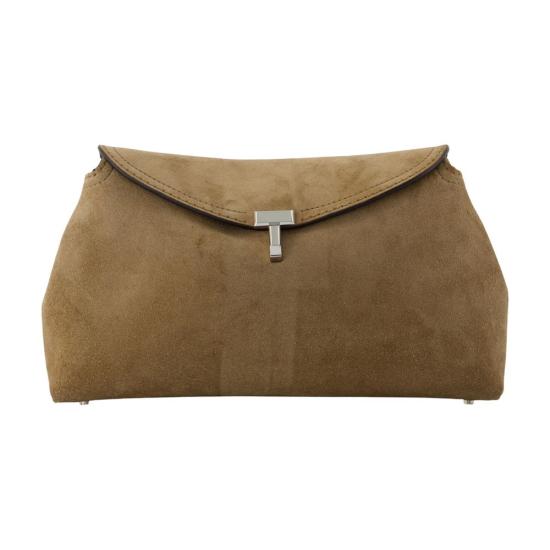 26FW 토템 T락 스웨이드 클러치 241 WAL944 LE0004 104 beige