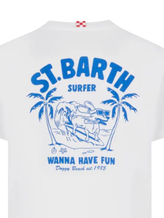 26SS [키즈] 세인트바쓰 티셔츠 PRL0001 03469L SURF CLUB SB 01N - MC2 SAINT BARTH