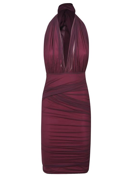 26SS 아마주인 숏 원피스 12TAMUSMU Burgundy