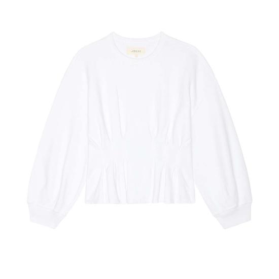  더 그레이트 스웨터 그레이트. 루즈핏 코르셋 스웨트셔츠