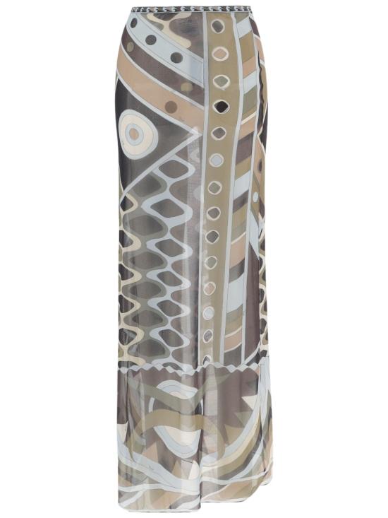 26SS 에밀리오푸치 롱 스커트 6HJW016H849016 Multicolor - EMILIO PUCCI