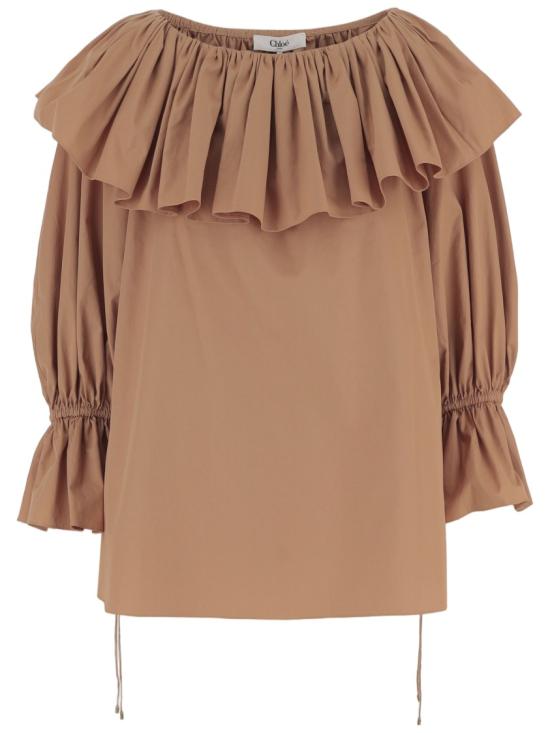26SS 끌로에 블라우스 CH26UH10114426U Brown