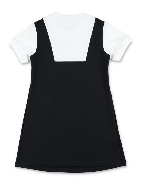  [키즈] 마르니 원피스 키즈 그래픽 프린트 코튼 드레스 블랙 - MARNI