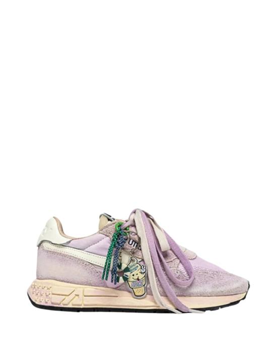 26FW 오트리 릴윈드 나일론 스웨이드 스니커즈 WVLW Purple