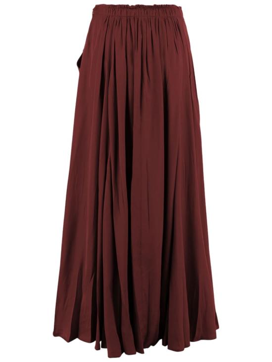 26SS 사 수 파이 롱 스커트 S26225C0505 Burgundy - SA SU PHI