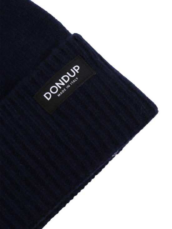  돈답 이어플랩 캡 돈덥 캐시미어 울  블루 - DONDUP
