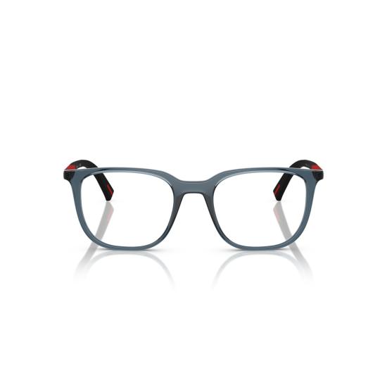 26SS 프라다 안경 0Ps 04Rv 반투명 스모키 블루 사각 프레임 안경