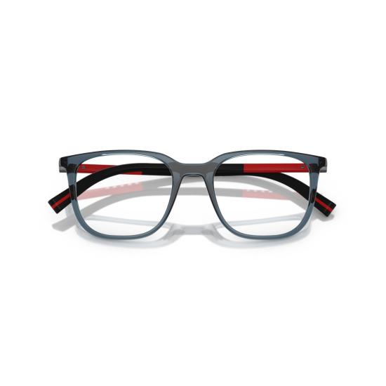 26SS 프라다 안경 0Ps 04Rv 반투명 스모키 블루 사각 프레임 안경 - PRADA