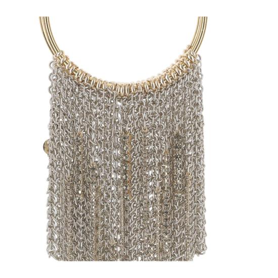 26SS 실비아 녜키 토트백 LEFLUFFGREYGOLD Silver - SILVIA GNECCHI