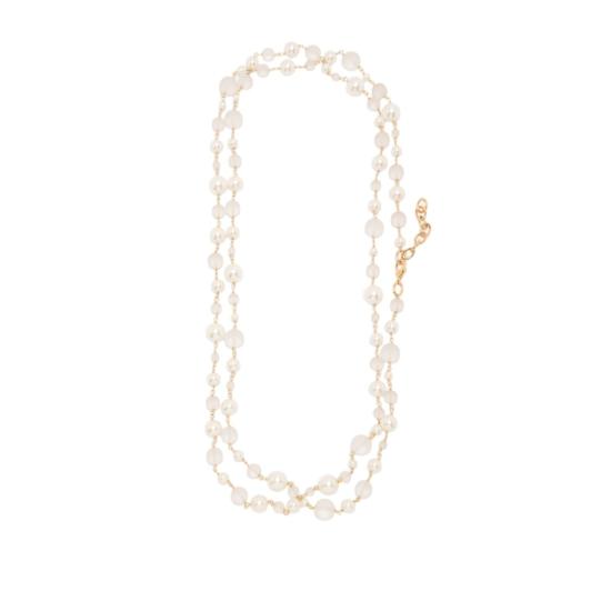 26SS 실비아 녜키 목걸이/팬던트 AURAPEARLBAEORO White