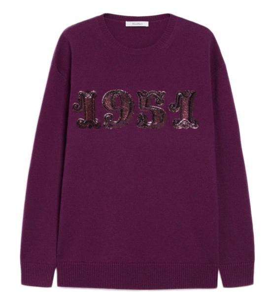  막스마라 플라타 스웨터 2421366222600 027 Purple
