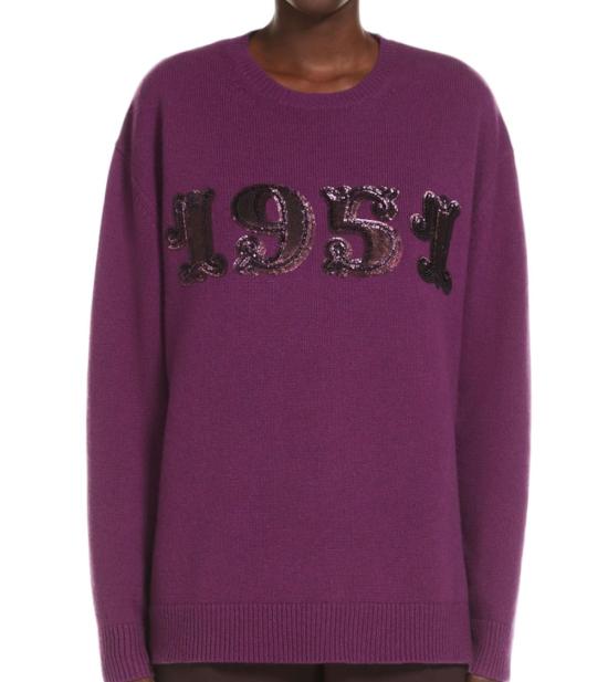  막스마라 플라타 스웨터 2421366222600 027 Purple - MAX MARA