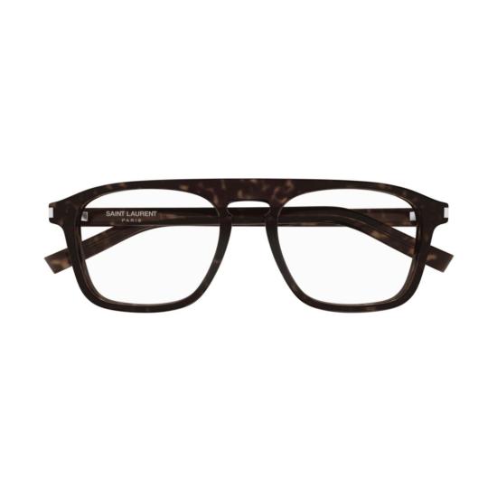  생로랑 안경 SL 157 호피무늬 직사각형 안경