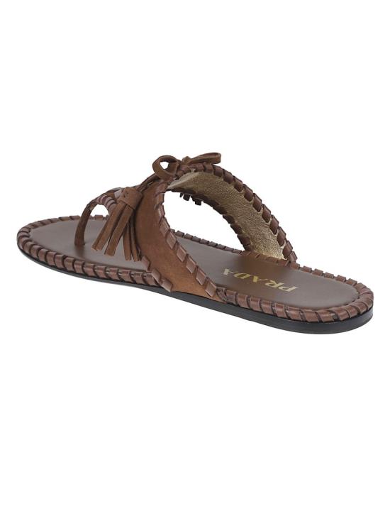 26SS 프라다 뮬/슬리퍼 1Y389OF005 Brown - PRADA