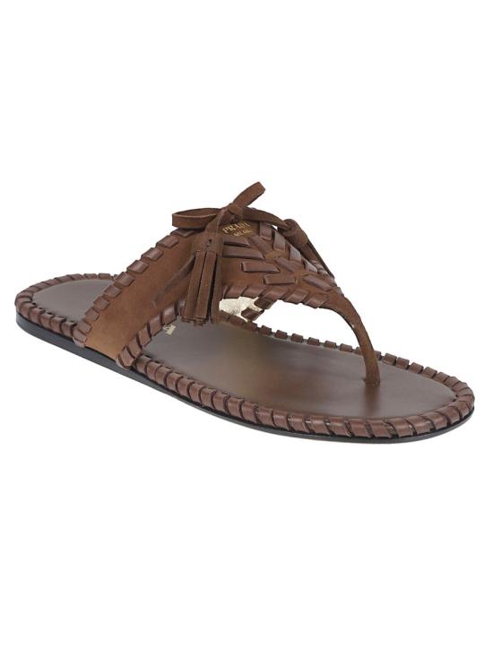 26SS 프라다 뮬/슬리퍼 1Y389OF005 Brown - PRADA