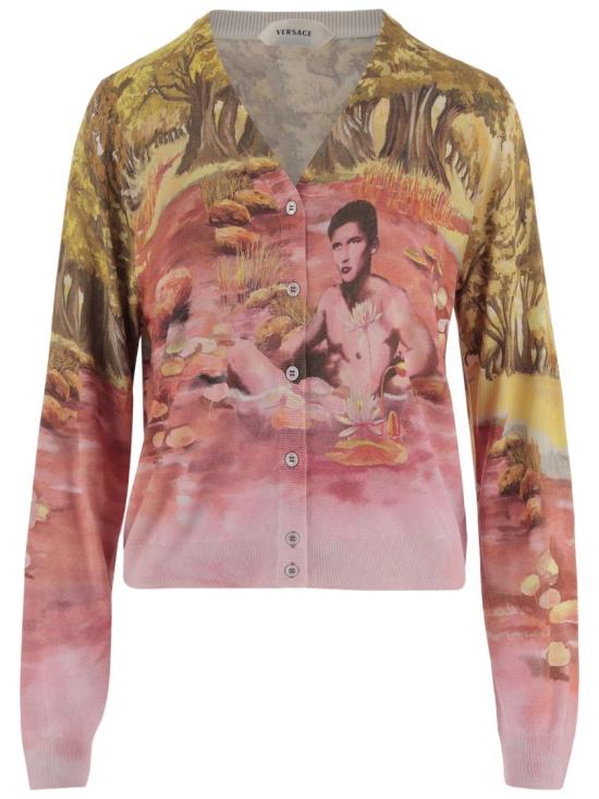 26SS 베르사체 가디건 10242361A178775X000 Multicolor