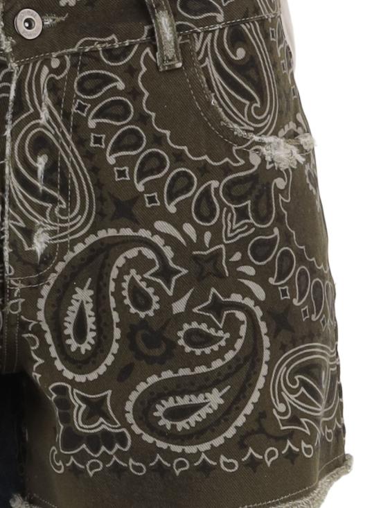 26SS Don't @ Me 데님 숏팬츠 DAM26B04ARMY Green - OTHER BRANDS