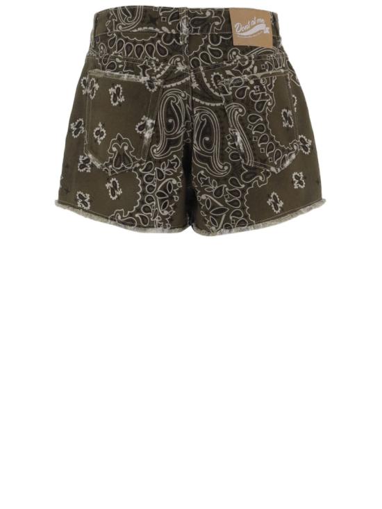 26SS Don't @ Me 데님 숏팬츠 DAM26B04ARMY Green - OTHER BRANDS