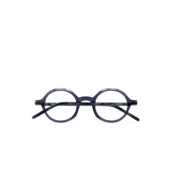  칼레오스 안경 시버스 반투명 원형 렌즈 슬림 프레임 안경