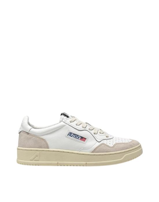 26FW 오트리 메달리스트 로우 스니커즈 AULM White
