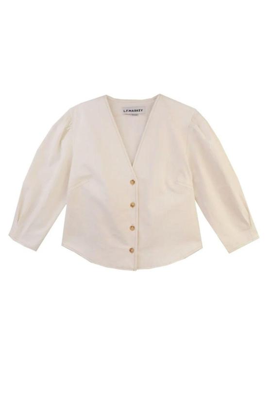  LF 마키 셔츠 L.F.마키 로우리 탑 에크루