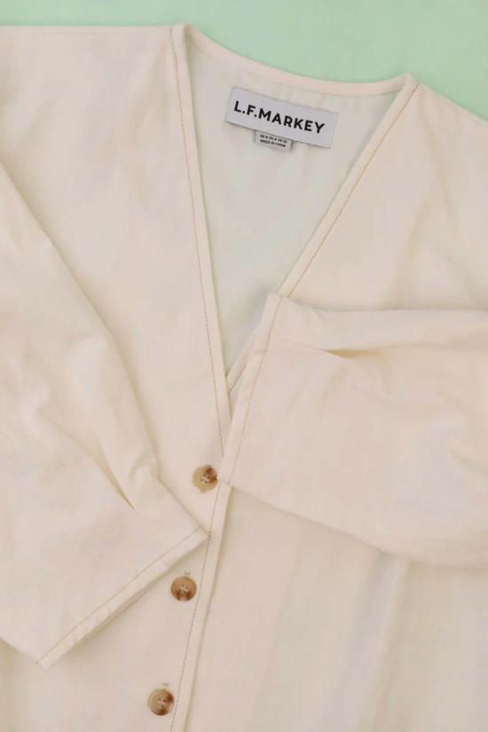  LF 마키 셔츠 L.F.마키 로우리 탑 에크루 - L.F.MARKEY