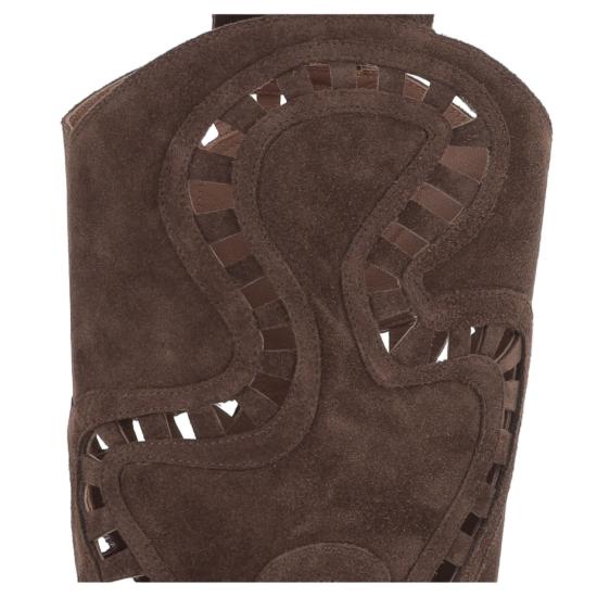 26SS 사르토르 부츠 SR490202VELOURMUSTANG Brown - SARTORE