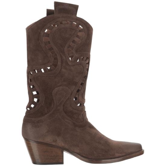 26SS 사르토르 부츠 SR490202VELOURMUSTANG Brown