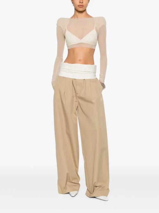 26SS 릭 오웬스 긴팔 티셔츠 RO01F6270TUS 138 SAND - RICK OWENS