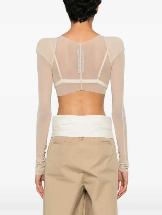 26SS 릭 오웬스 긴팔 티셔츠 RO01F6270TUS 138 SAND - RICK OWENS