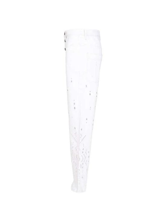 26SS 이자벨마랑 스트레이트 팬츠 PA0698FAD2H01I 20 WHITE - ISABEL MARANT