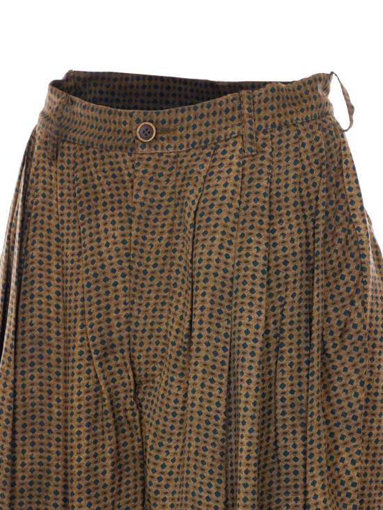 26SS 우마 왕 스트레이트 팬츠 UW3003 UW243 MUSTARD BLUE - UMA WANG