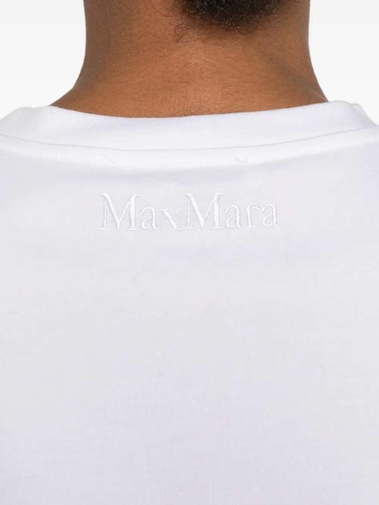 26SS 막스마라 반팔 티셔츠 2611971028 001 BIANCO OTTICO - MAX MARA