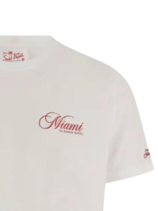26SS [키즈] 세인트바쓰 티셔츠 PRL0001 00385L MIAMI HOTEL 01N - MC2 SAINT BARTH