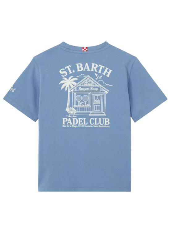 26SS [키즈] 세인트바쓰 티셔츠 PRL0001 00386L RAQUET SHOP SB 33 - MC2 SAINT BARTH